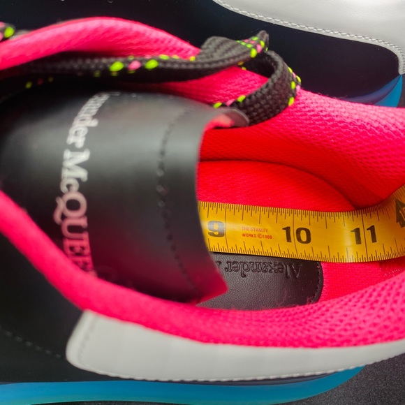 Alexander McQueen Men’s Oversized Sneakers Size 10 NWB AUTHENTIC - Picture 7 of 9